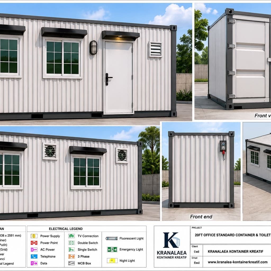 Gambar desain dan engineering kontainer Kiranalea — foto 1