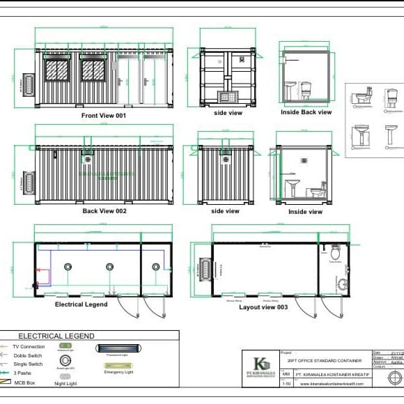 Gambar desain dan engineering kontainer Kiranalea — foto 3